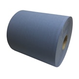 Q-Parts Industriepapier Verlijmd Cellulose Blauw - 2 Laags - 190mtr x 26cm - (2 rol/pak)