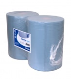 Q-Parts Industriepapier Recycled Blauw - 2 Laags - 400mtr x 37cm - (2 rol/pak)