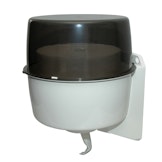 Q-Parts Industrie Rol Dispenser ""Wit / Rookglas""