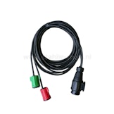 Q-Parts Kabelset 5mtr 13-polig Waterdicht stekker / connector, Radex 8500