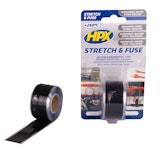 HPX Afdichtingstape / Stretch & Fuse 25mm x 3mtr Zwart
